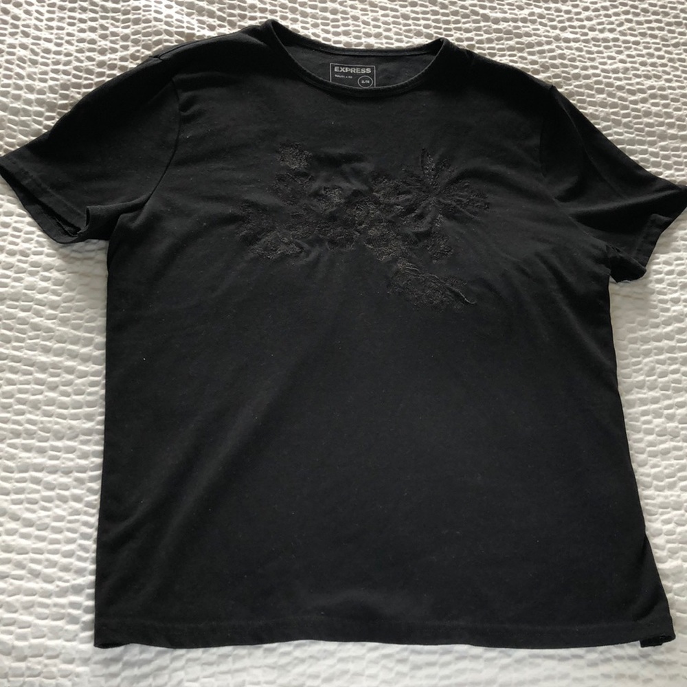 Express men’s embroidered t-shirt